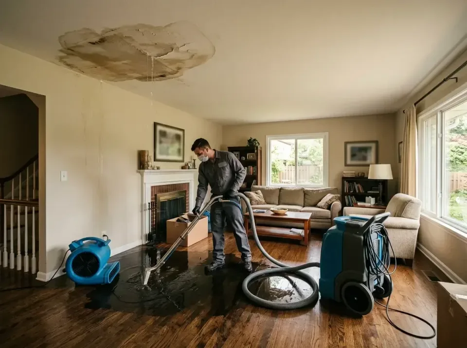 attic-pipe-burst-ceiling-drip-008 — frequently asked questions, Water Damage Restoration & Carpet Care in Bloomington, IN